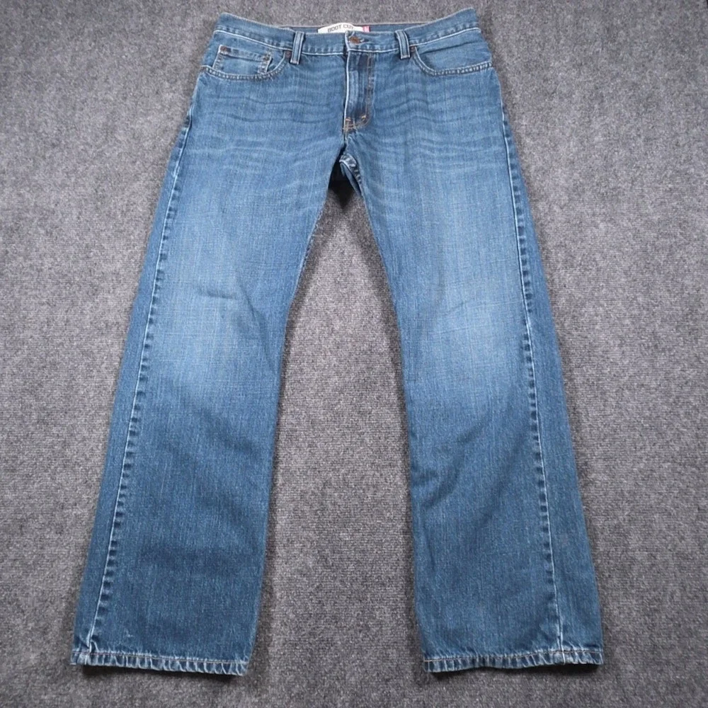 VTG Levi's 527 Boot Cut Jeans Mens 33x30 Blue Y2K Whiskered Denim Rodeo